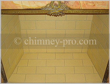 Yellow Shiner Firebrick Fireplace